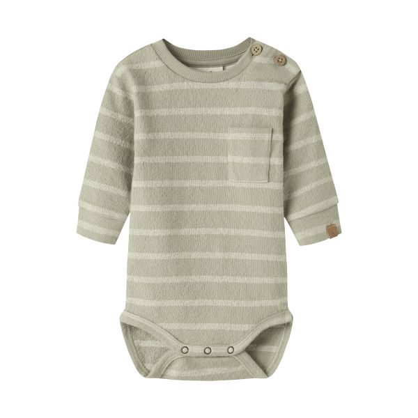 Lil'Atelier Romper - Maat 74 - Moss Gray