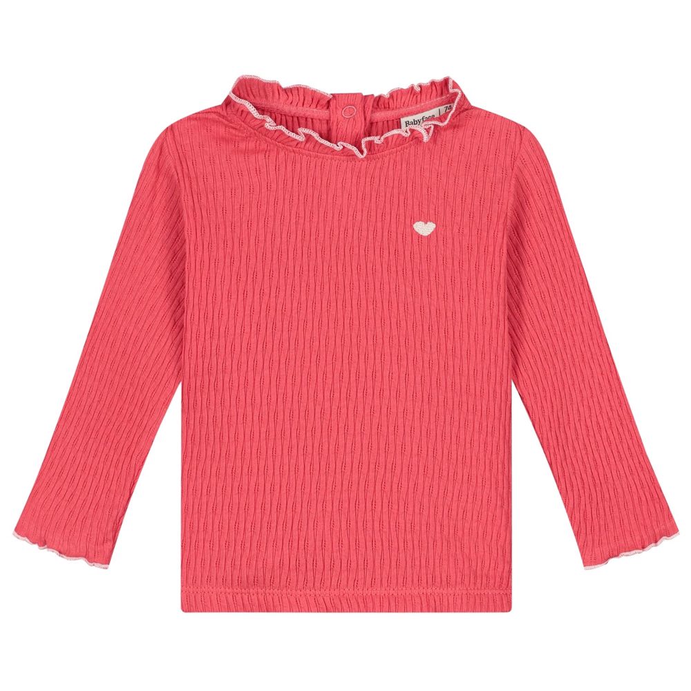 Babyface shirt - Dark Coral Red