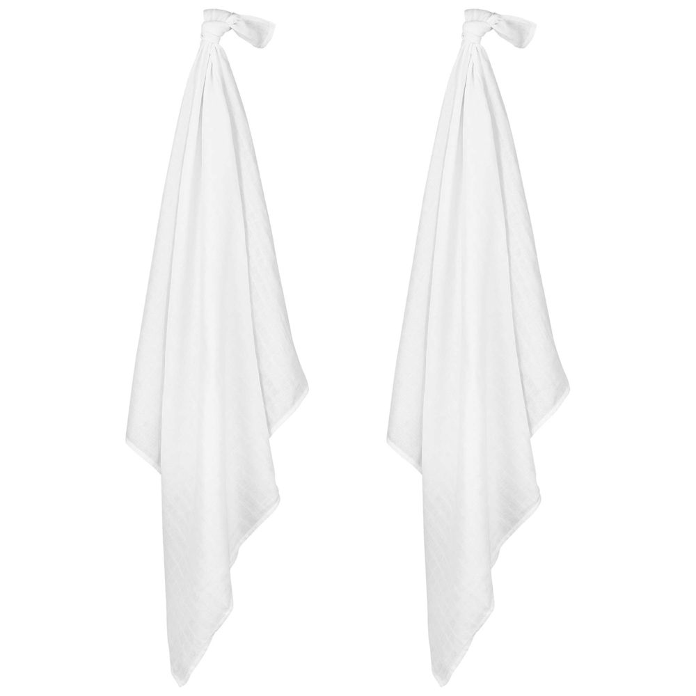 Prénatal hydrofiele doeken 2 stuks - White