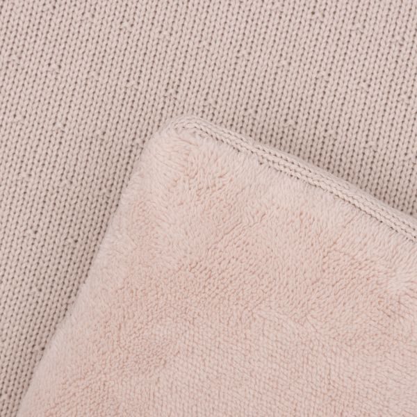 Jollein Sprinkle Knit Boxkleed - 75 x 95 cm - Silk Rose – foto 3