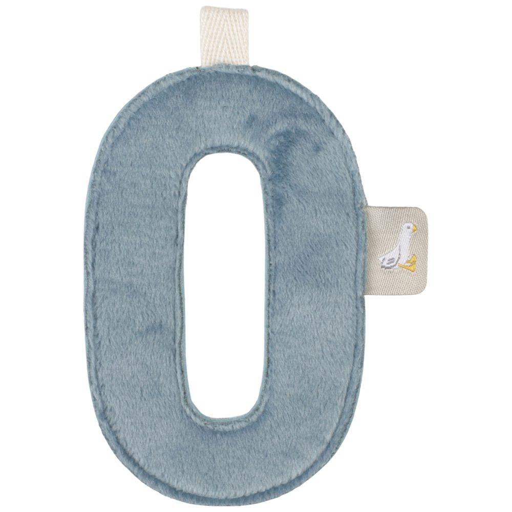 Little Dutch letterslinger O - Midblue