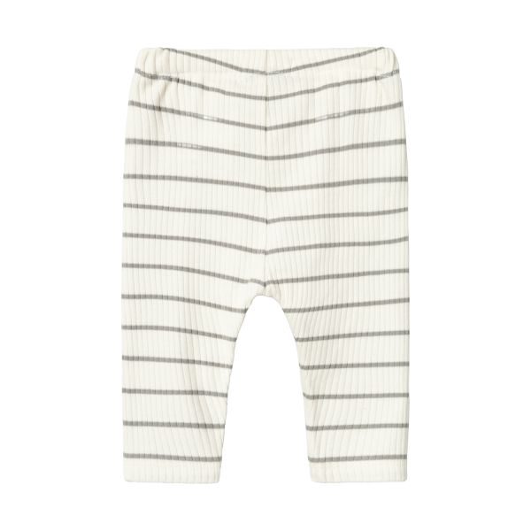 Lil' Atelier Broek - Gestreept - Mt. 68 - Coconut Milk – foto 2