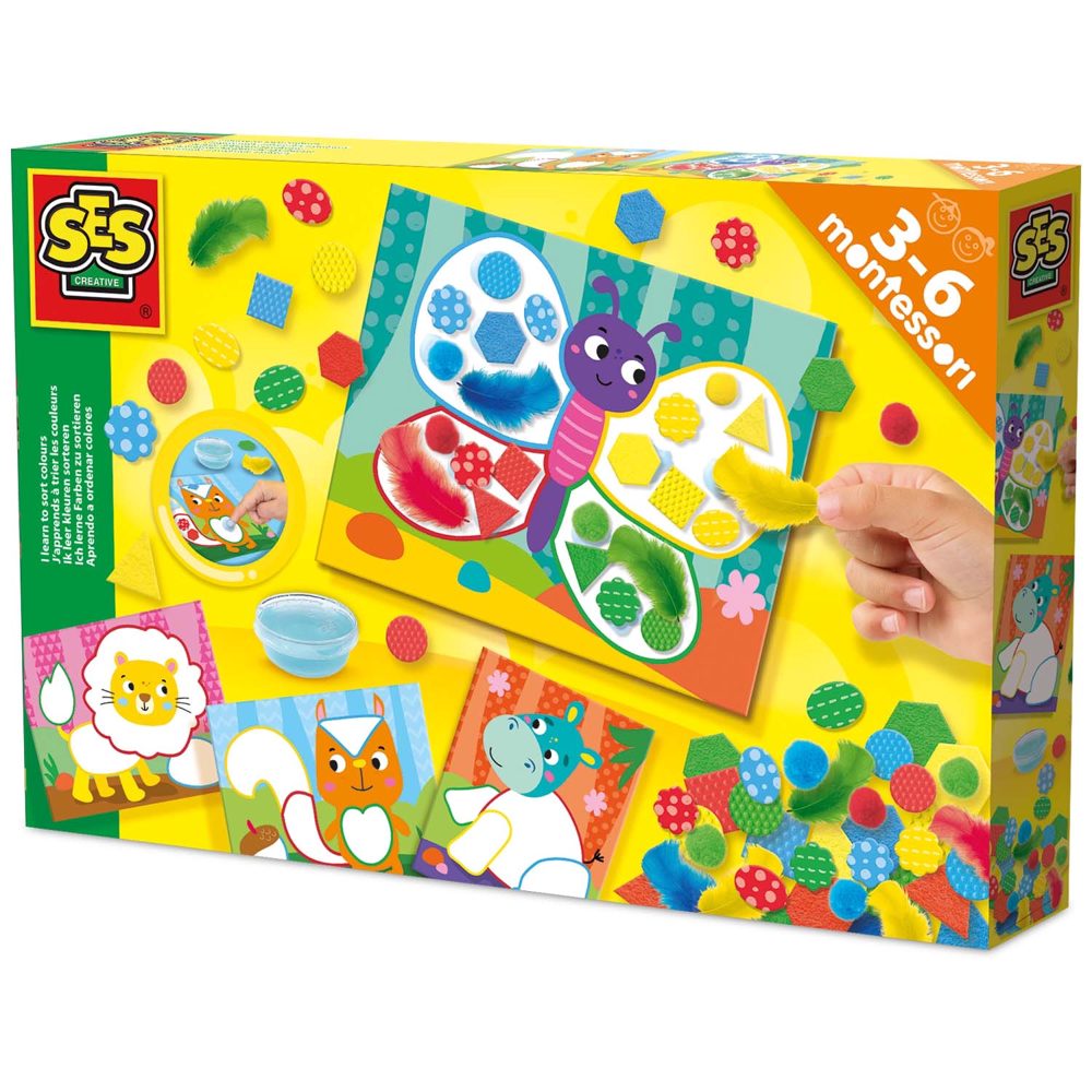 SES montessori kleuren en materialen sorteren - Multi