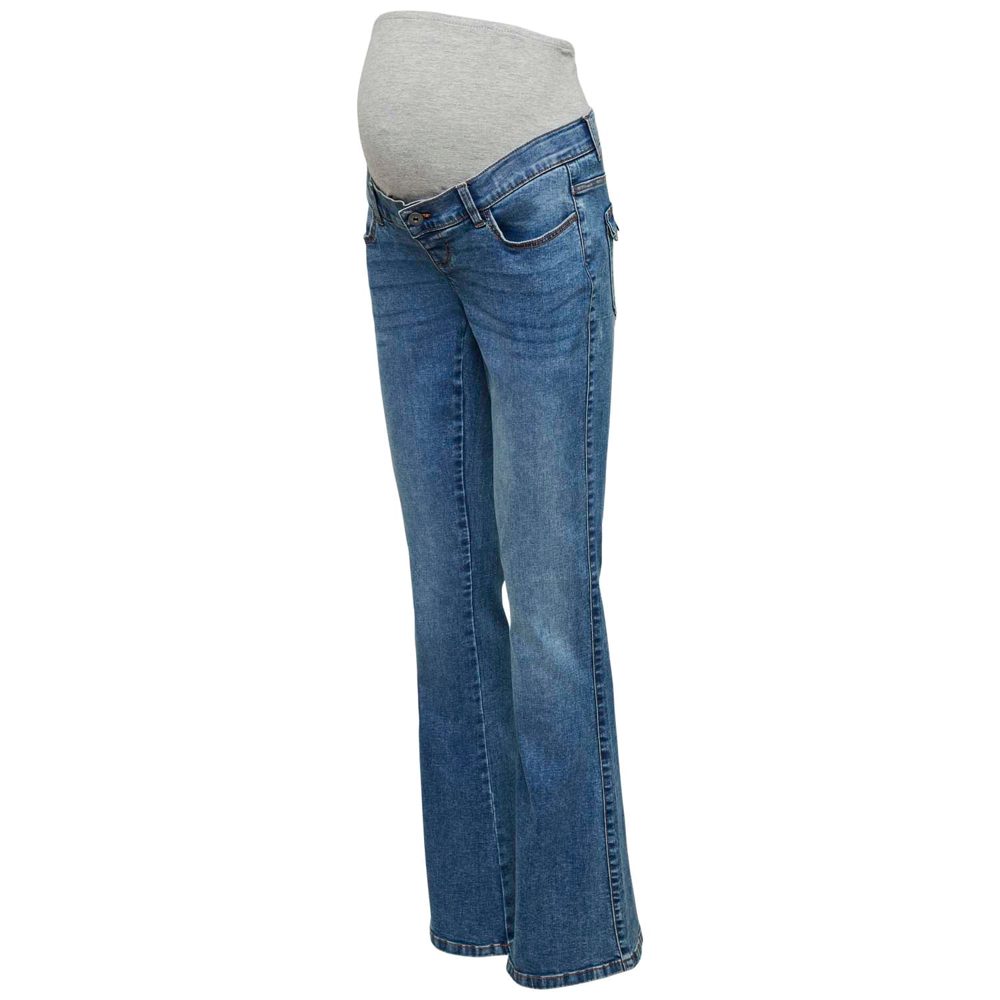 Mamalicious zwangerschapsjeans - Mid Blue Denim
