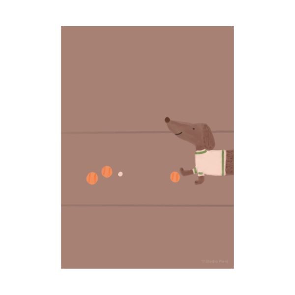 Studio Pieni Poster A3 - Jeu-de-boules