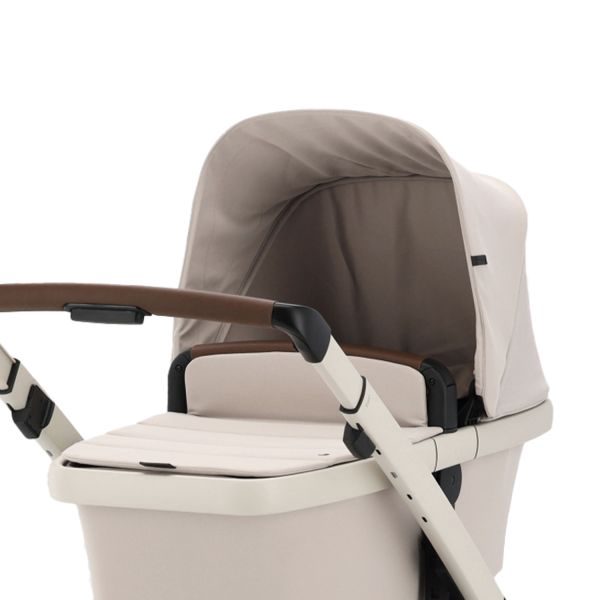 Dubatti Two E2 Kinderwagen 2-in-1 - Chalk-Brown / Tofu Gray – foto 8