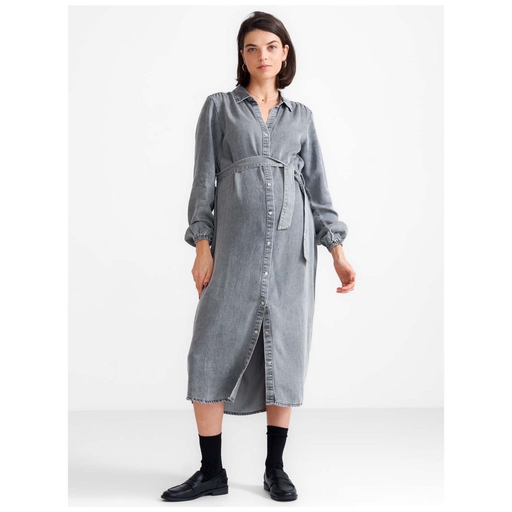 Prénatal zwangerschapsjurk - Mid Grey Denim