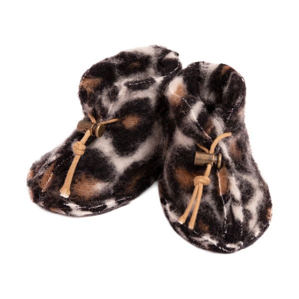 Alwero Emo Slofjes - 6-12 Mnd - Leopard