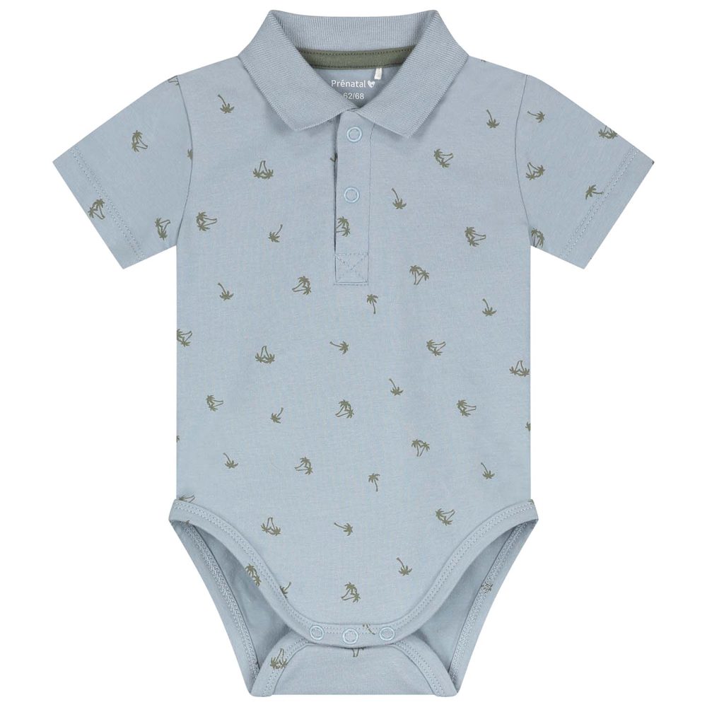 Prénatal romper polo palm - Light Blueshade