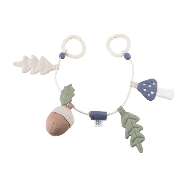Sebra Kinderwagenketting - Leaf/Mushroom/Acorn