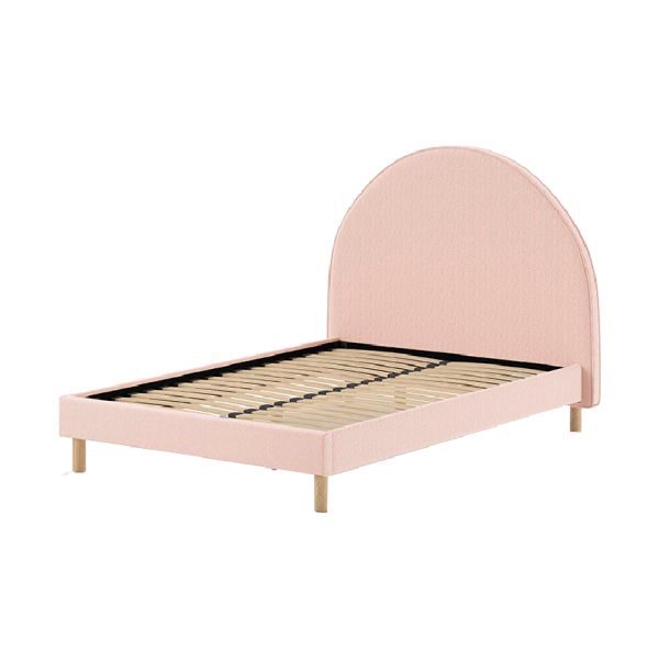 Vipack Moon Bed - 140 x 200 cm - Boucle Roze