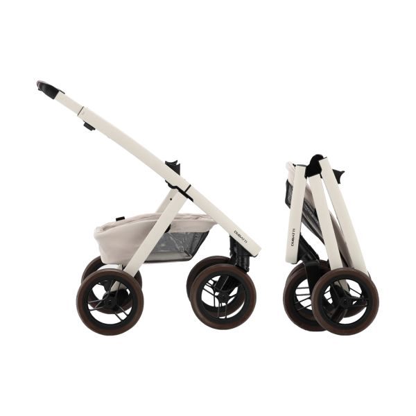 Dubatti Two E2 Kinderwagen 2-in-1 - Chalk-Brown / Tofu Gray – foto 7