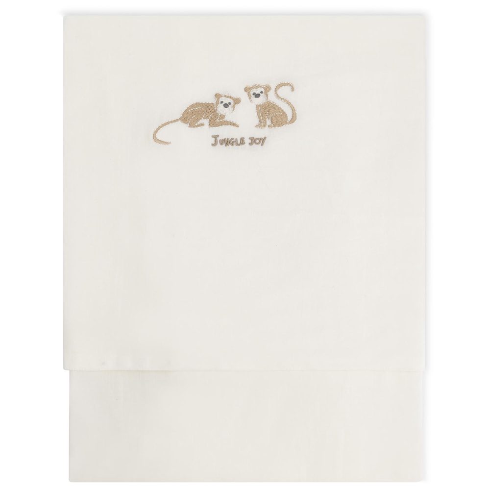 Prénatal wieglaken jungle joy - Ivory White