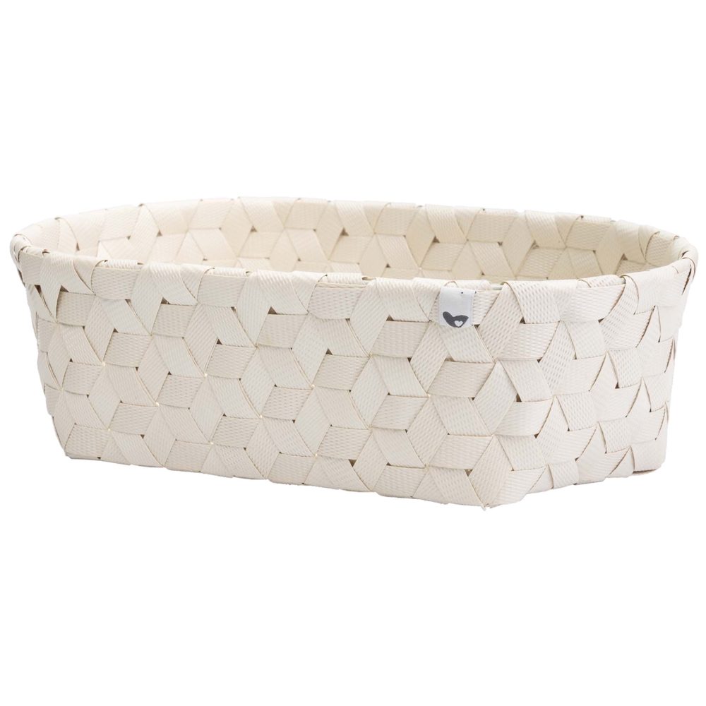 Prenatal mandje ovaal hexagon - Off-White
