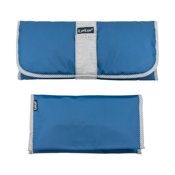 KipKep Napper Verschoonmatje + Luieretui - Denim Blue