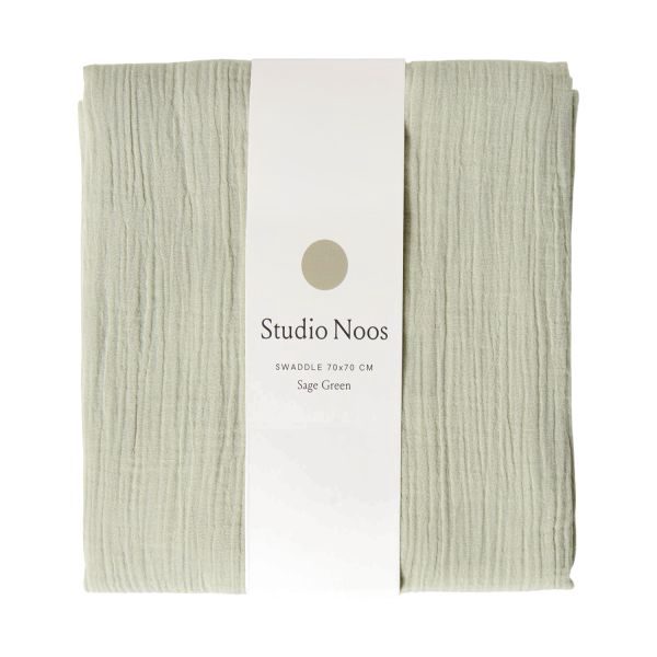 Studio Noos Swaddle - Sage Green - 70x70 cm