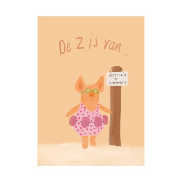 Studio Pieni Alfabet Poster A4 - Z