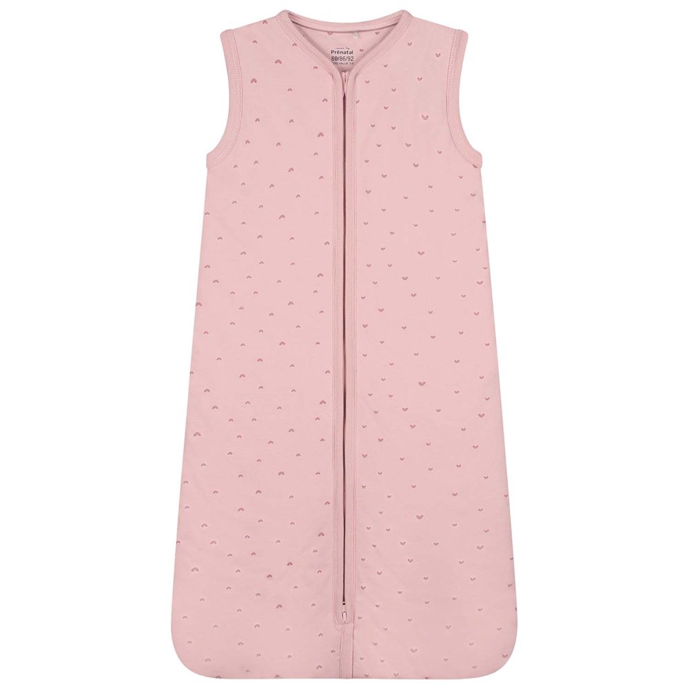 Prénatal slaapzak hartjes - Pink