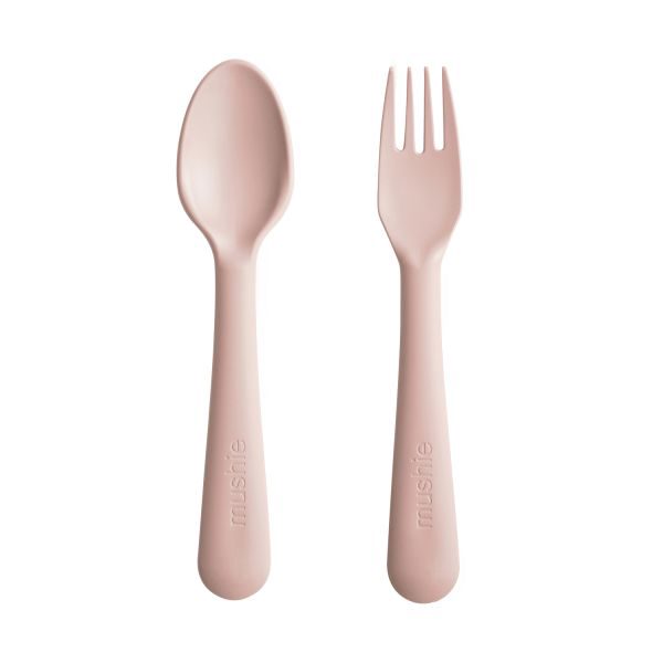 Mushie - Vork & Lepel - Blush