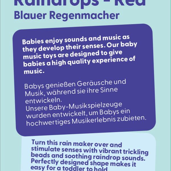 Hape Regenmaker met Kralen - Rood – foto 10