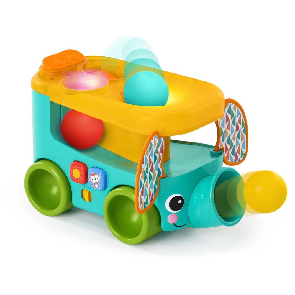 Bright Starts pop & roll safari bus - Multi