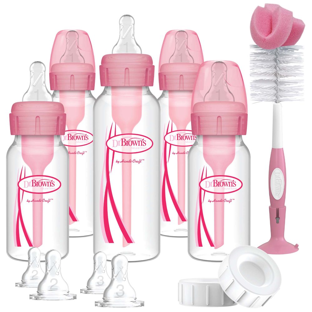 Dr. Brown's Options+ giftset standaardfles - Pink