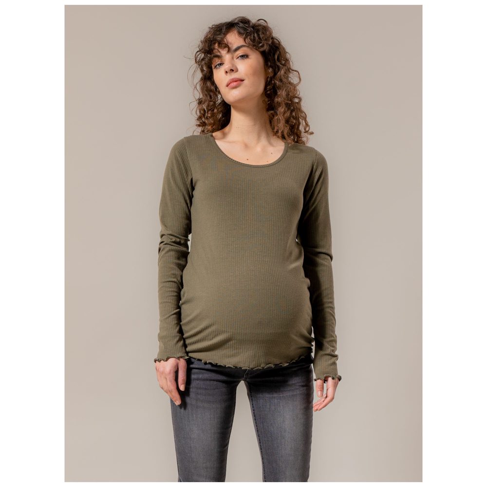Prénatal zwangerschapsshirt - Forestgreen