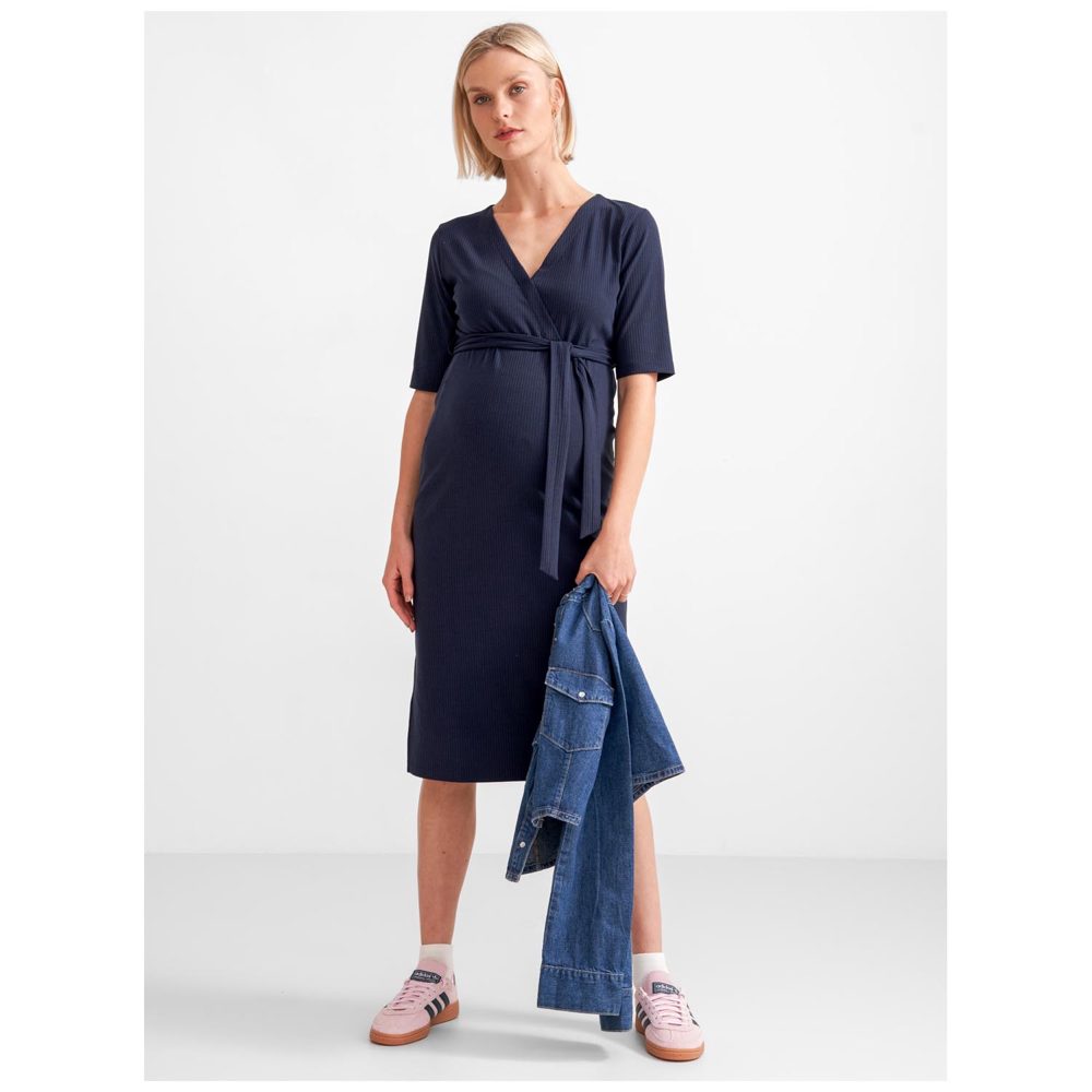 Prénatal zwangerschapsjurk - Dark Navy Blue