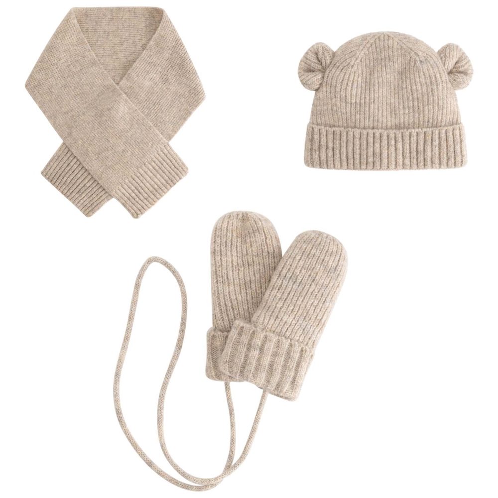 Prénatal baby winterset oortjes beige