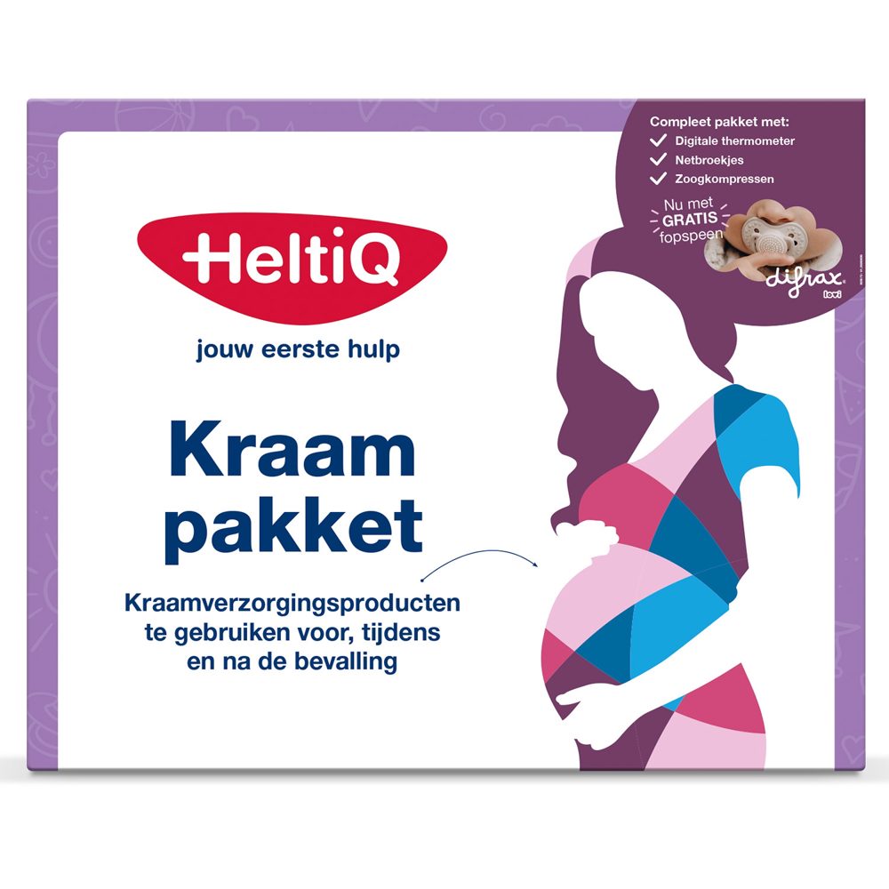 HeltiQ kraampakket 1 set - Onbehandeld/Naturel