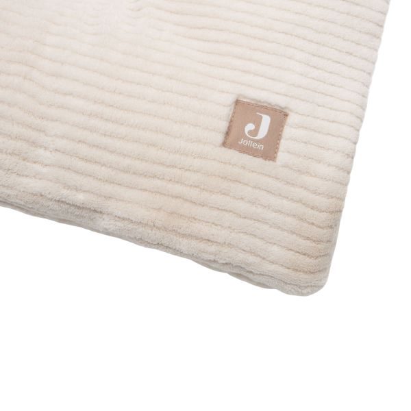 Jollein Boxkleed 100x100 cm - Cloudy Rib - Oatmeal