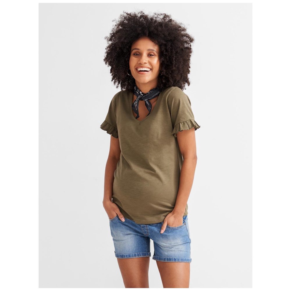 Prénatal zwangerschapsshirt - Darkgreen