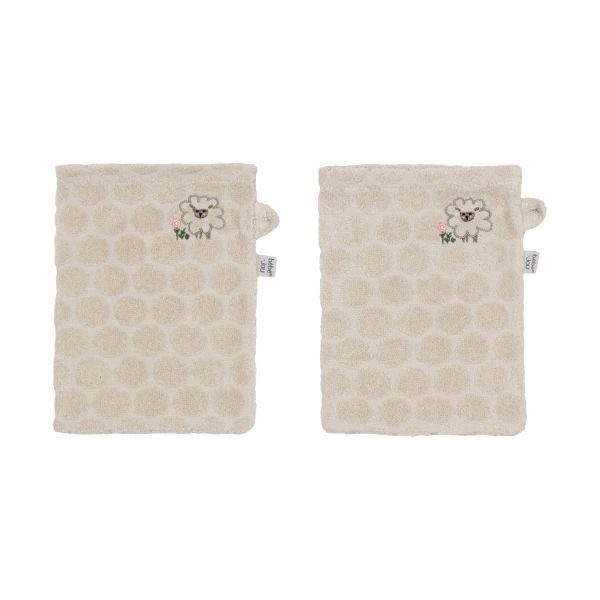 Bebe jou Tiny Sheep Washand - 2 stuks