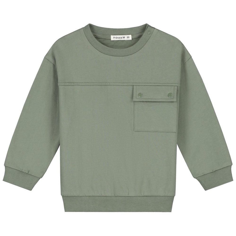 Prénatal baby sweater - Light Khaki Green