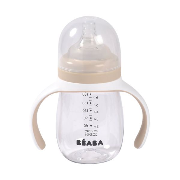 Beaba Meegroeifles - Evolutieve 2-in-1 - 210 ml - Clay