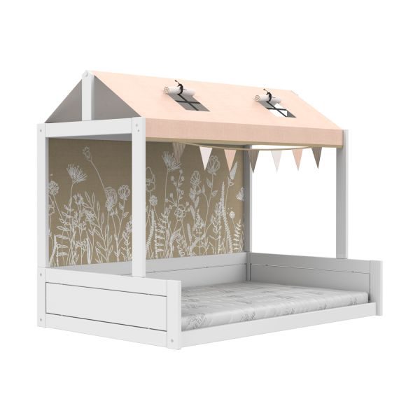 LIFETIME Kidsrooms Montessoribed Met Dakconstructie - Wit – foto 5