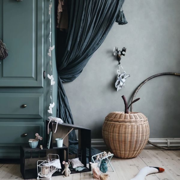 Sandberg Kalk Behang - Misty Blue – foto 3