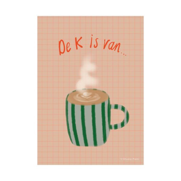 Studio Pieni Alfabet Poster A4 - K
