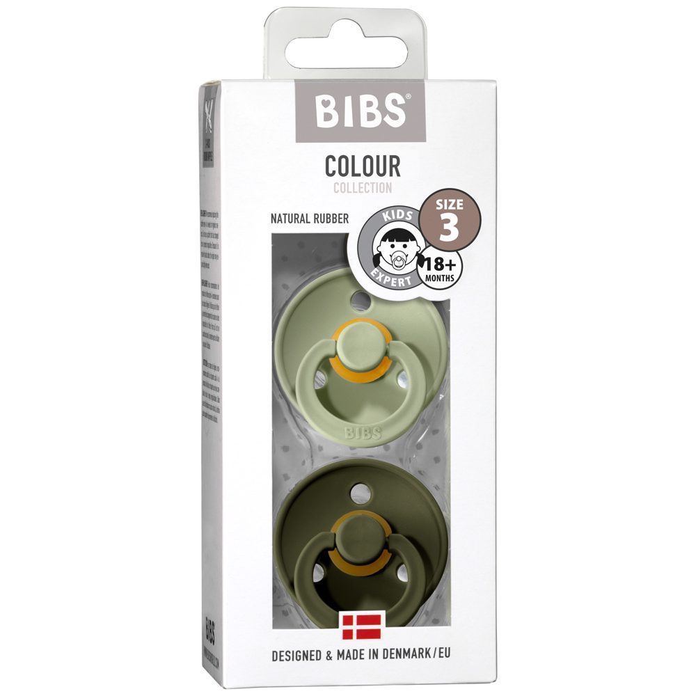 Bibs fopspeen Size 3 - Sage/ Hunter Green