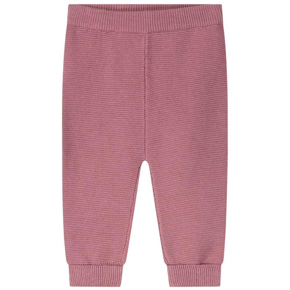 Prénatal newborn broek brei - Violet Pink
