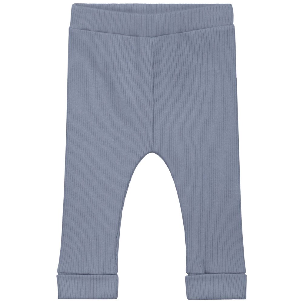 Prénatal newborn broek rib - Blue Grey
