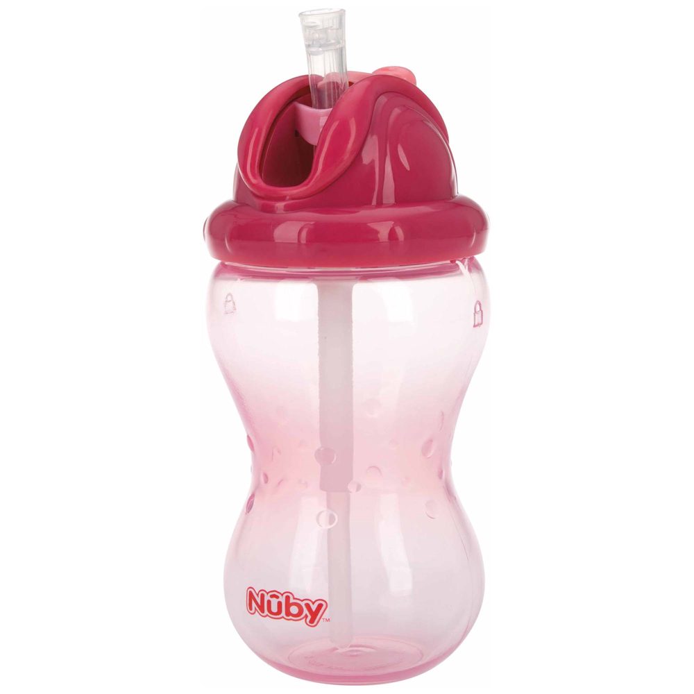 Nûby flip it antilekbeker 360ml - Pink