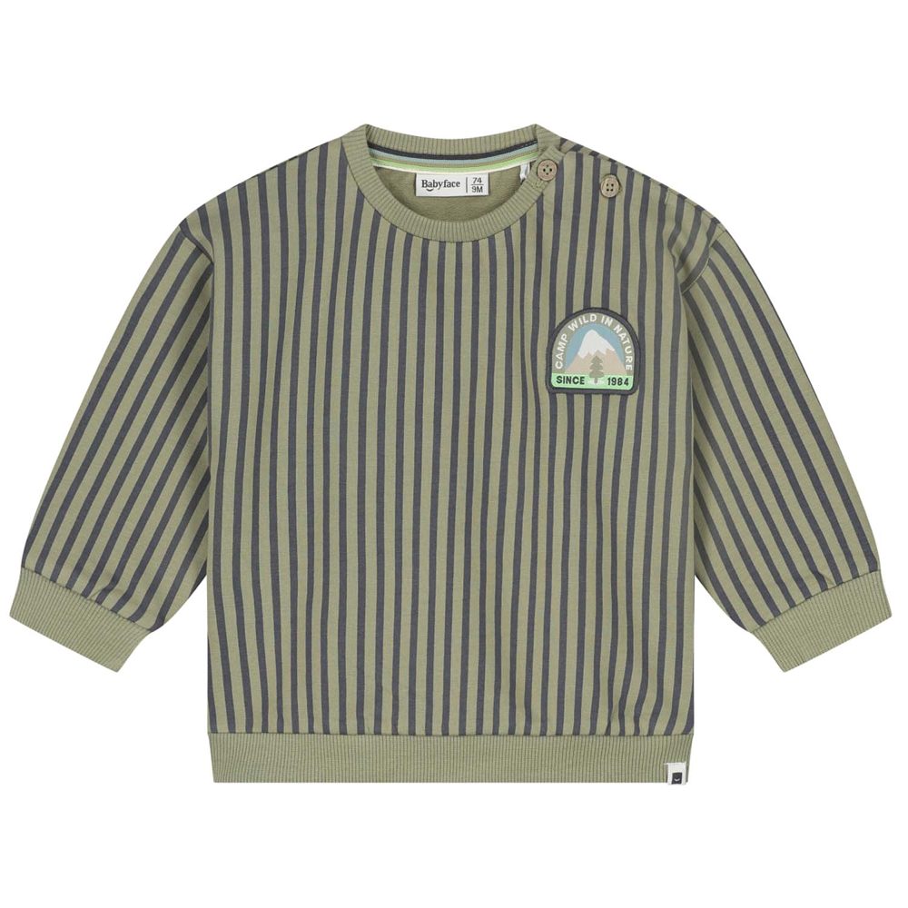 Babyface baby trui - Khakigreen