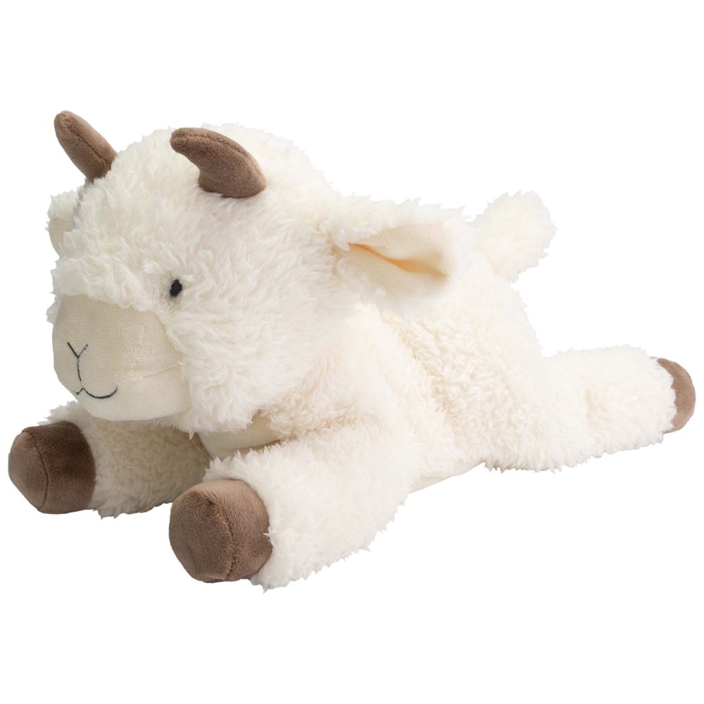 Prénatal knuffel geit 30cm - Dark Off-White