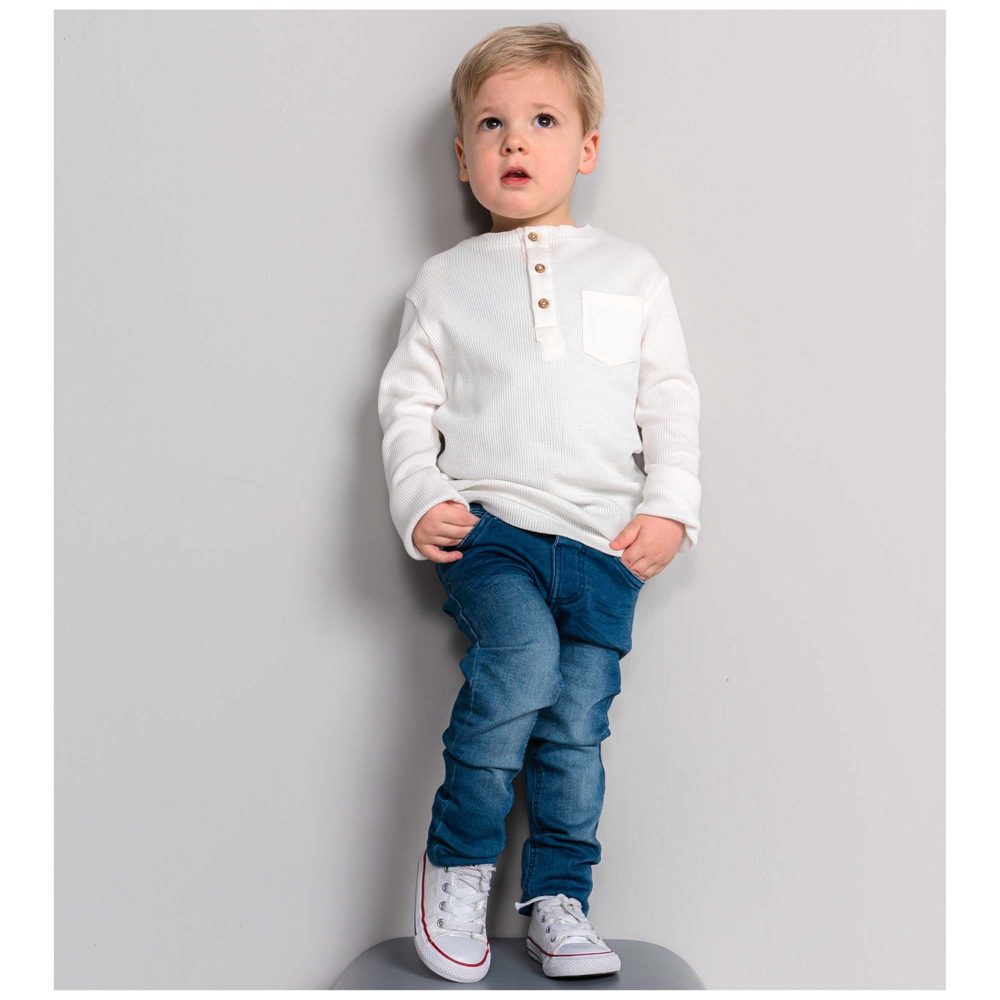 Prénatal peuter jeans slim fit - Mid Blue Denim – foto 4