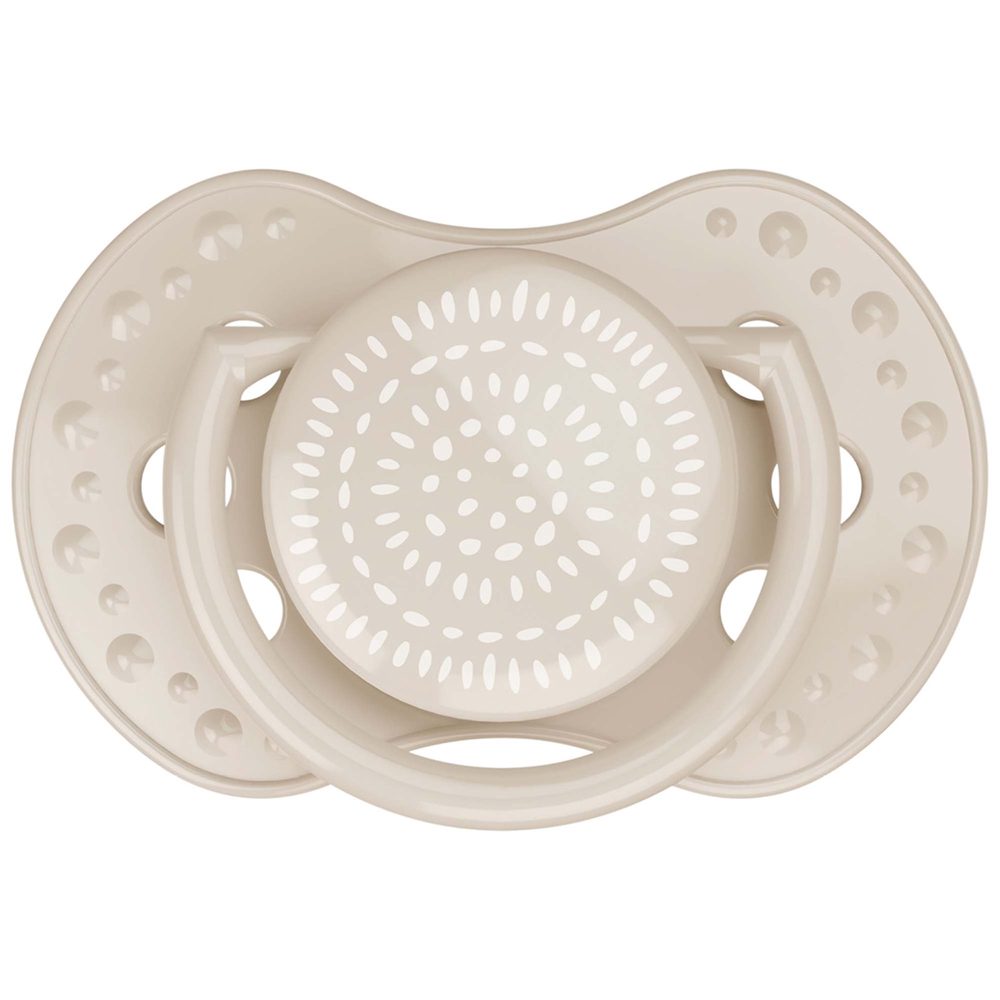 Difrax Lovi Fopspeen 6-18M Harmony - Beigebrown – foto 3