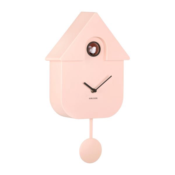 Karlsson Modern Cuckoo Wandklok - Roze