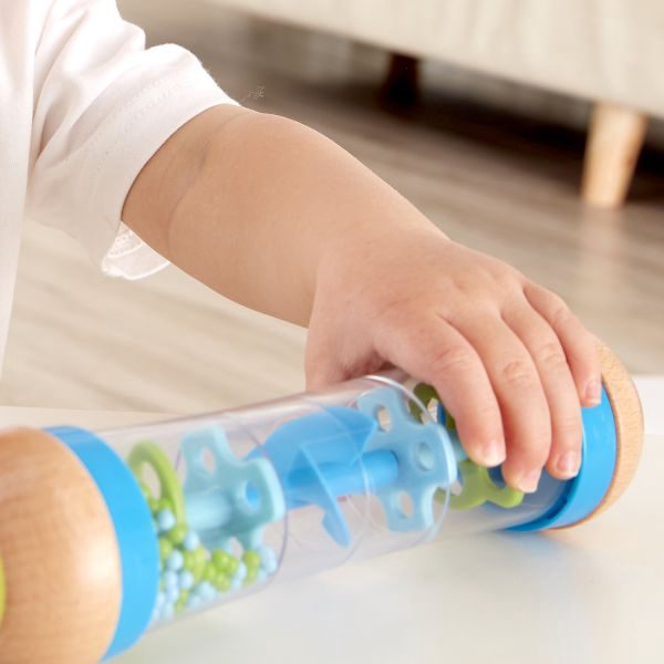 Hape Regenmaker met Kralen - Blauw – foto 12