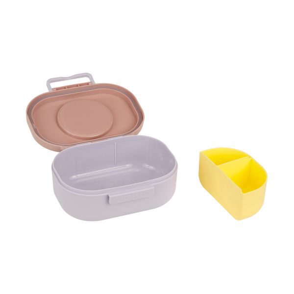 Lässig Style en Snack Pattern Party Lunchbox - Rose/Lilac – foto 2