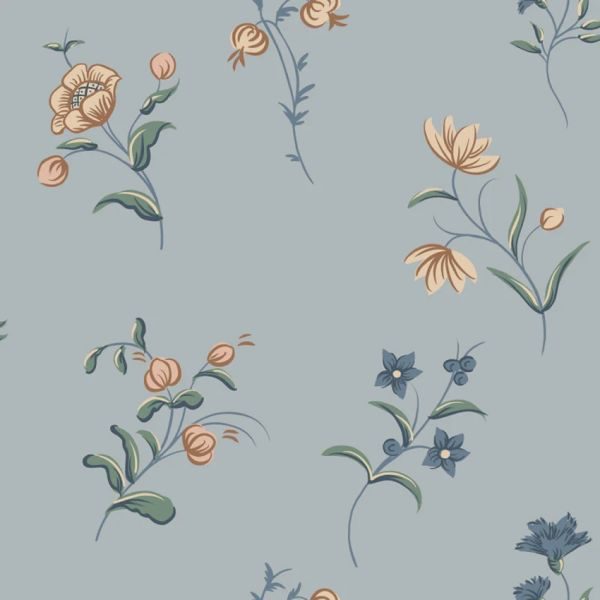 Sandberg Behang - Hanna - Misty Blue
